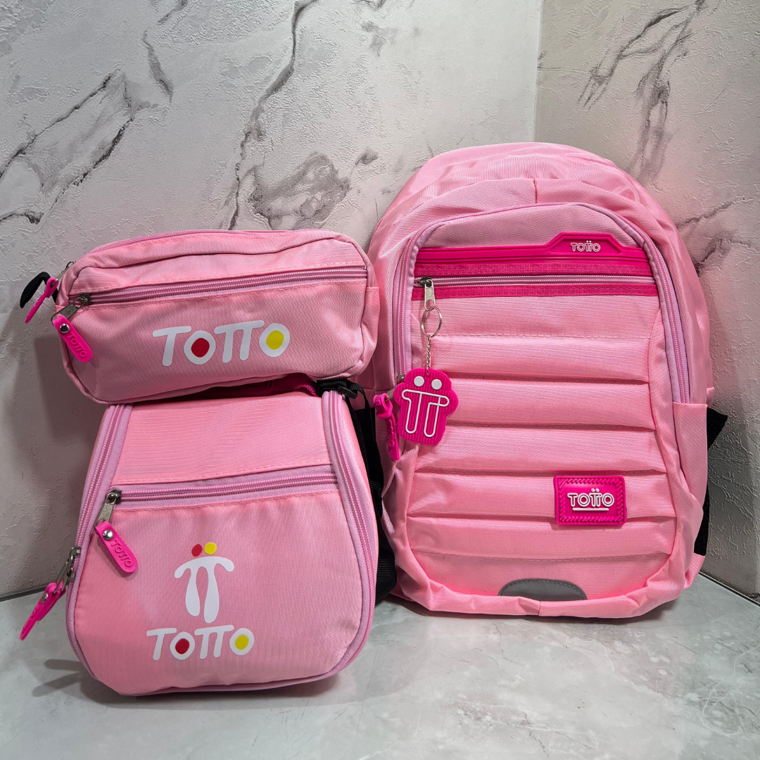 COMBO 3X1 EN LIQUIDACIÓN! MORRAL, CARTUCHERA Y LONCHERA