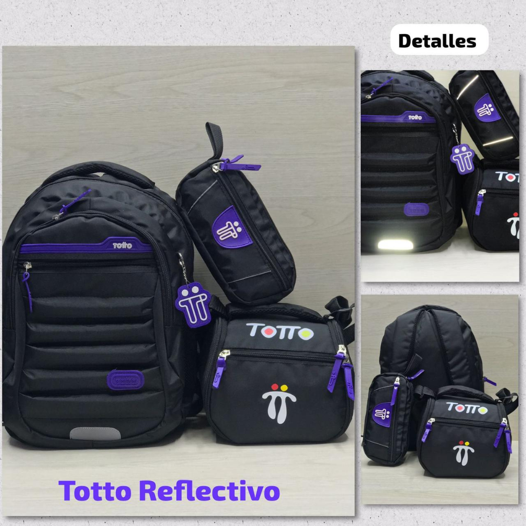 COMBO 3X1 EN LIQUIDACIÓN! MORRAL, CARTUCHERA Y LONCHERA