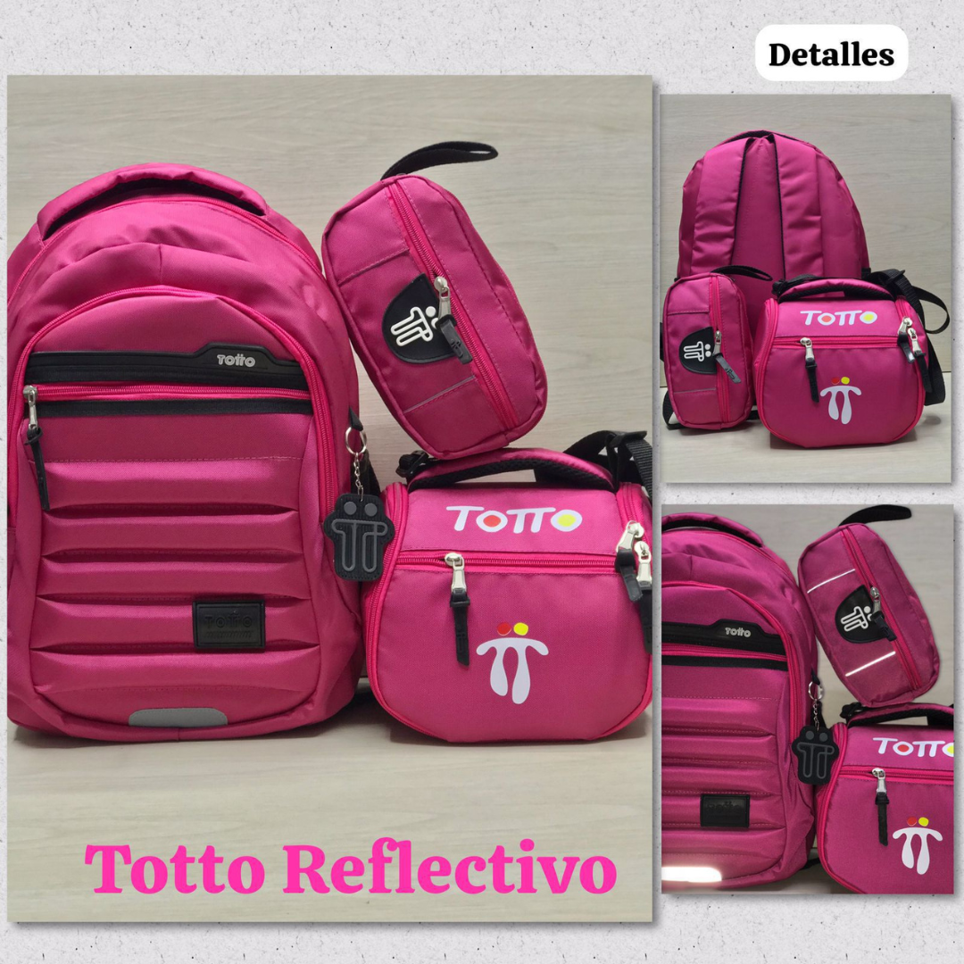 COMBO 3X1 EN LIQUIDACIÓN! MORRAL, CARTUCHERA Y LONCHERA