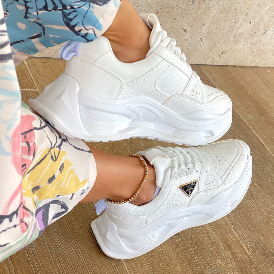NUEVOS TENIS UNDER GLOW BLANCOS