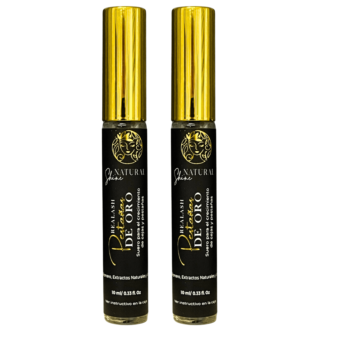 Combo X2 Realash - Pestañas de Oro: Belleza y Fortalecimiento Natural - Go-Market.com.co