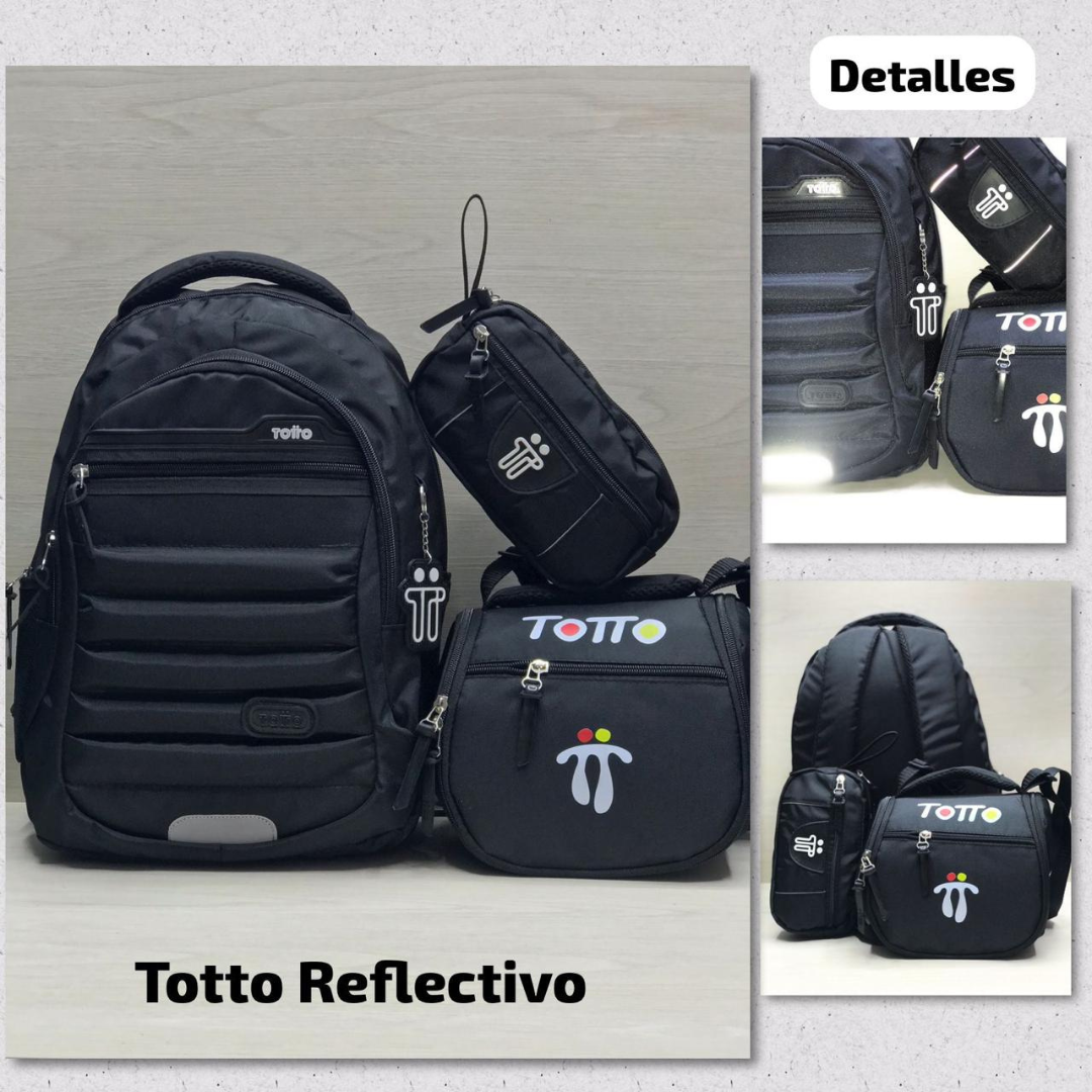 COMBO 3X1 EN LIQUIDACIÓN! MORRAL, CARTUCHERA Y LONCHERA