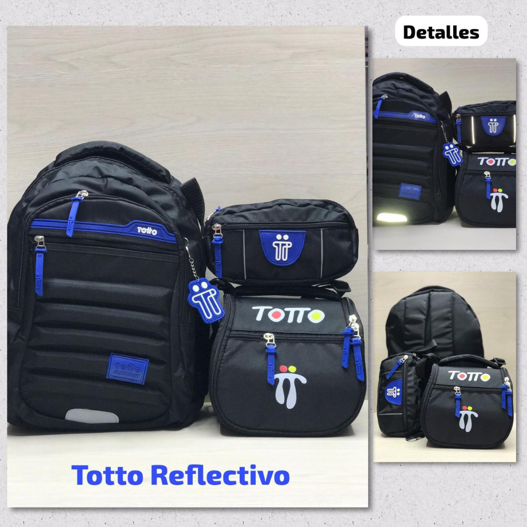 COMBO 3X1 EN LIQUIDACIÓN! MORRAL, CARTUCHERA Y LONCHERA