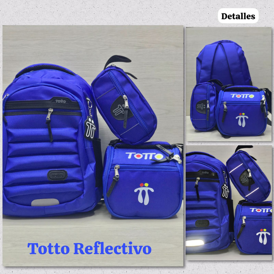 COMBO 3X1 EN LIQUIDACIÓN! MORRAL, CARTUCHERA Y LONCHERA