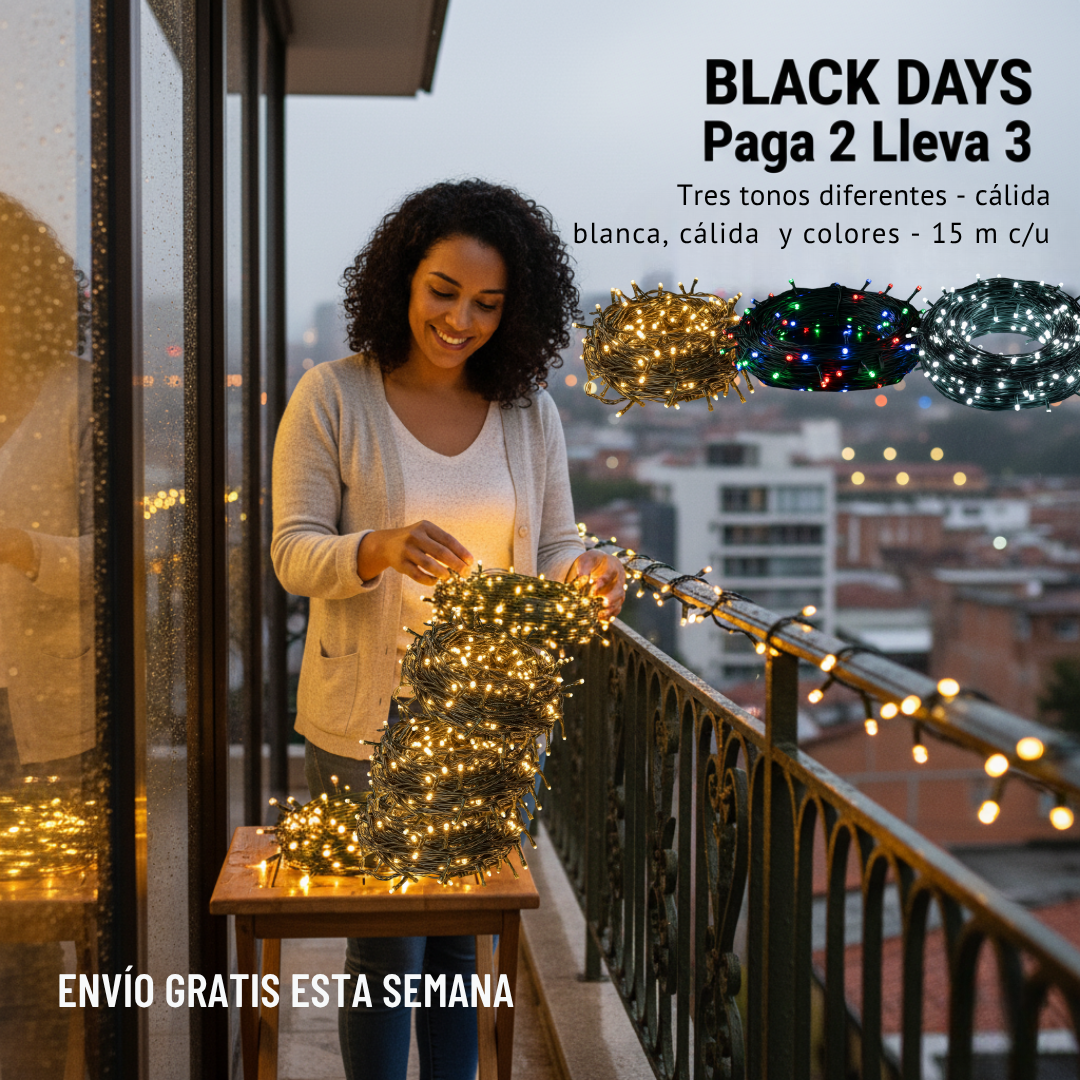 LUCES LED DE NAVIDAD – Oferta Irresistible de Black days