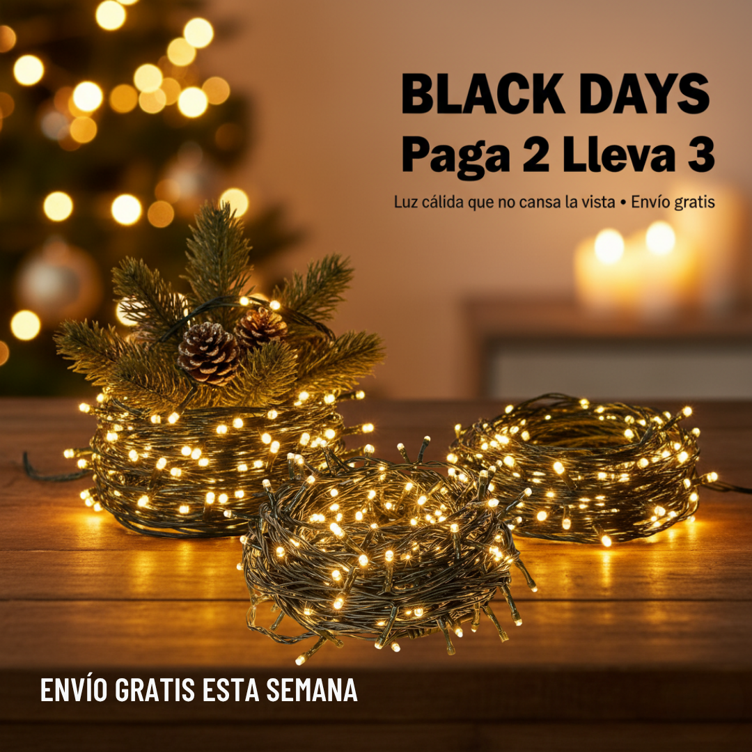 LUCES LED DE NAVIDAD – Oferta Irresistible de Black days