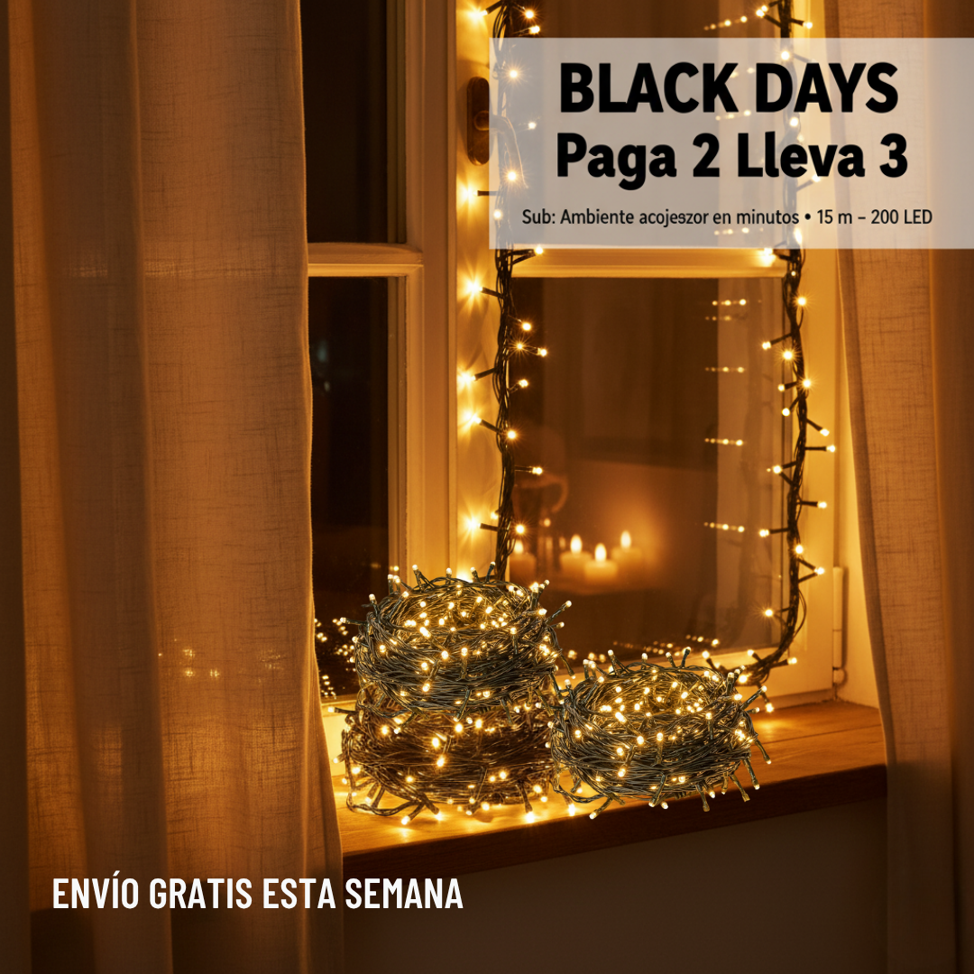 LUCES LED DE NAVIDAD – Oferta Irresistible de Black days
