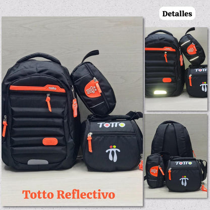 COMBO 3X1 EN LIQUIDACIÓN! MORRAL, CARTUCHERA Y LONCHERA