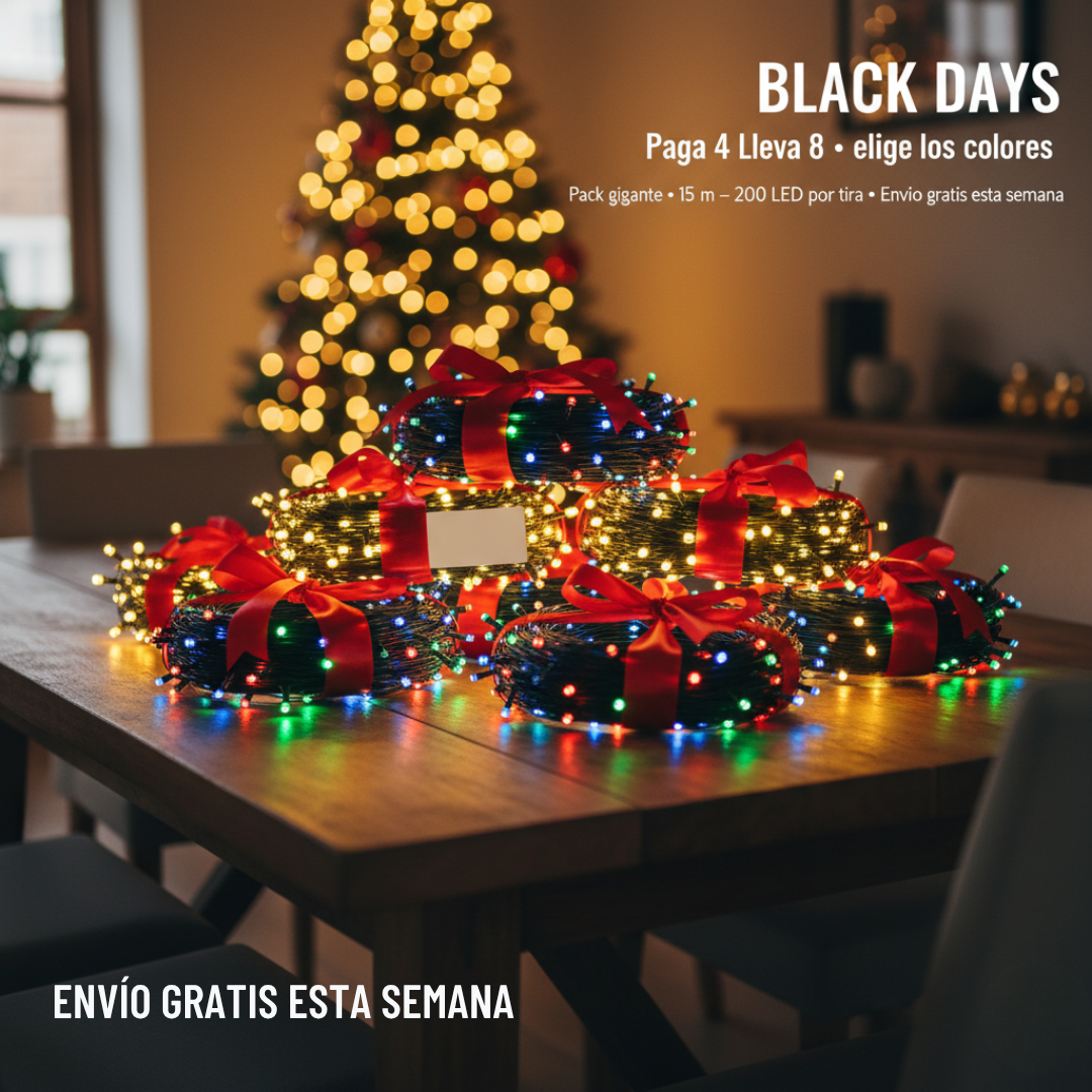 LUCES LED DE NAVIDAD – Oferta Irresistible de Black days