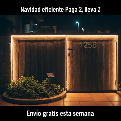 Manguera Solar  Luces De Navidad 20m (PAGAS 2 LLEVAS 3 ESTA SEMANA) + ENVÍO GRATIS