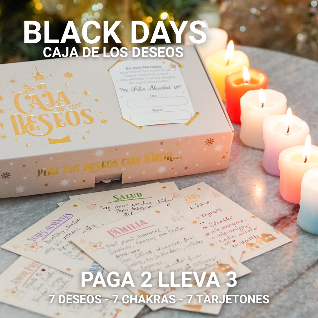 CAJA DE LOS DESEOS EN NAVIDAD (PAGA 2 LLEVA 3) PRECIO DE BLACK DAYS