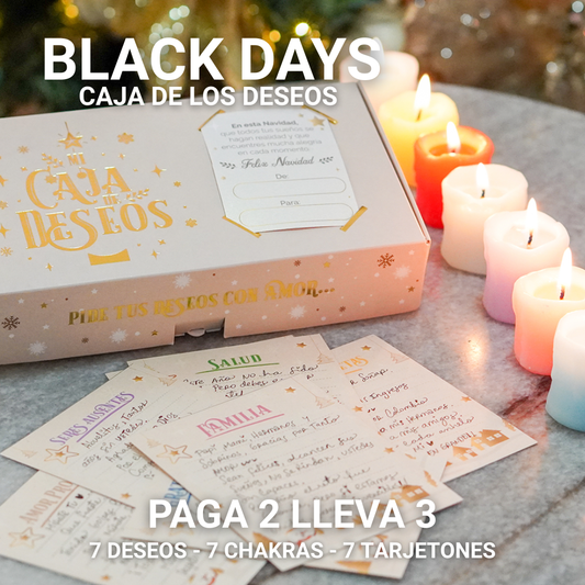 CAJA DE LOS DESEOS EN NAVIDAD (PAGA 2 LLEVA 3) PRECIO DE BLACK DAYS