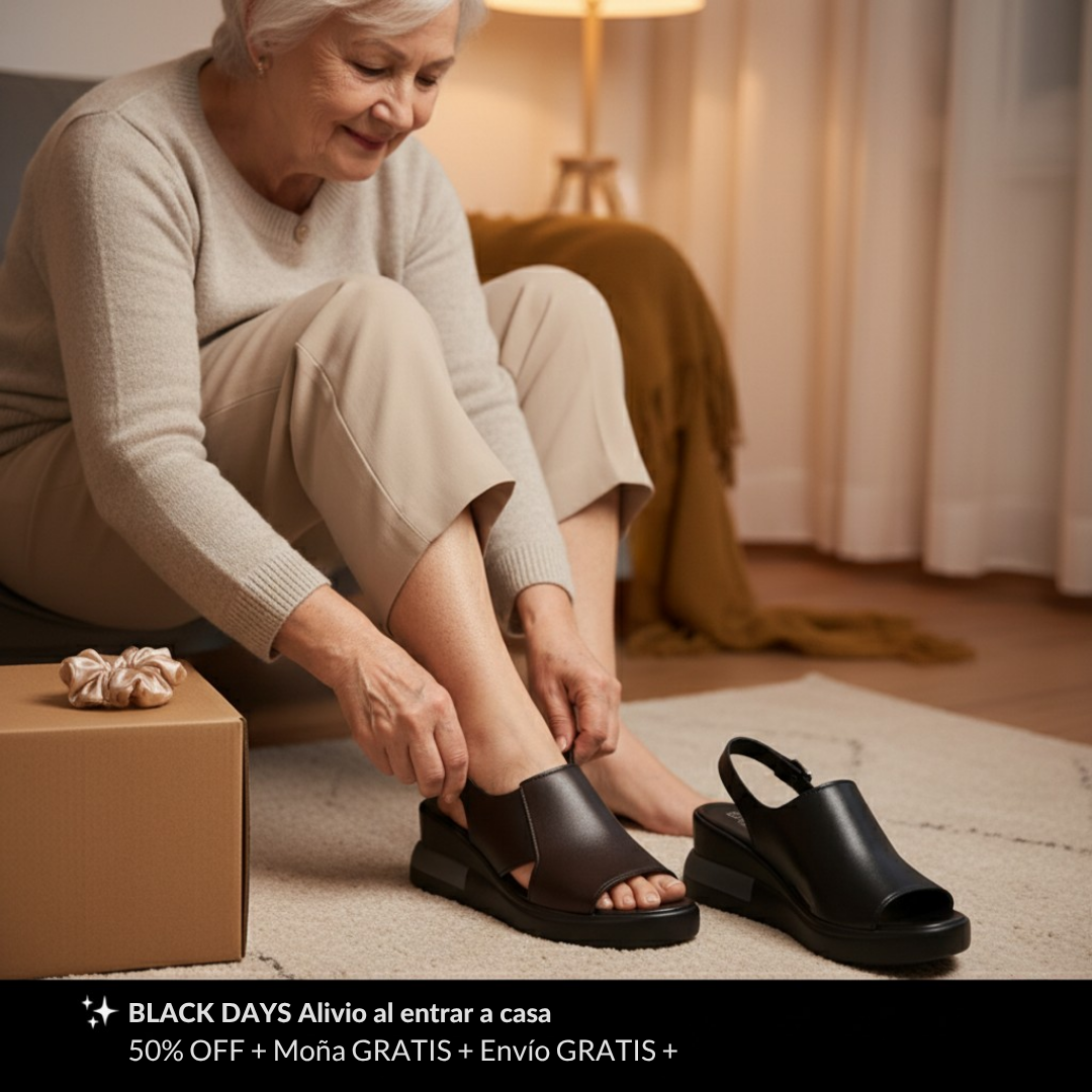 SANDALIAS ORTOPÉDICAS ERGOFLEX - BLACK DAYS (CON OBSEQUIO)