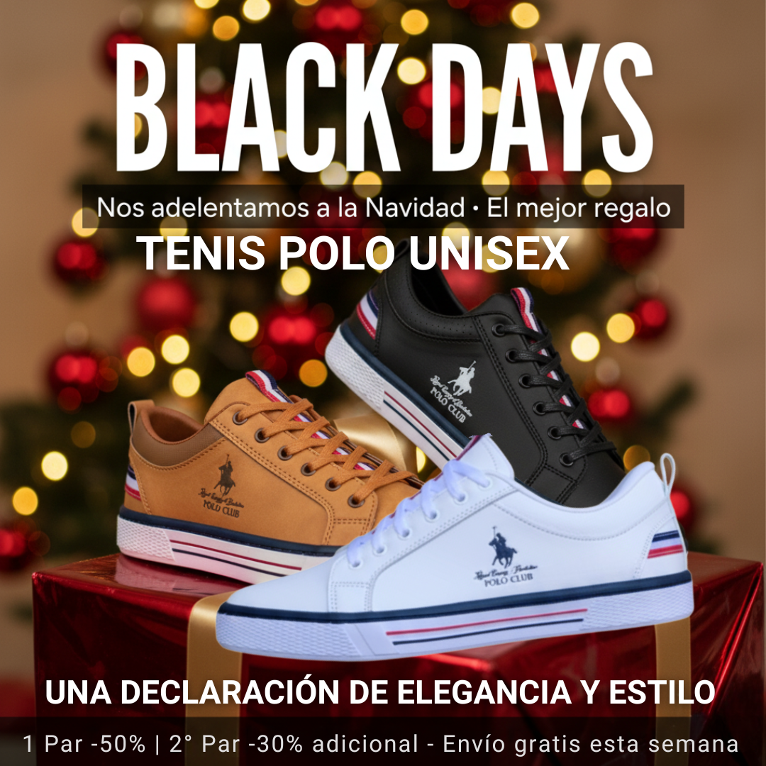 TENIS POLO PREMIUM HOMBRE EN BLACK DAYS