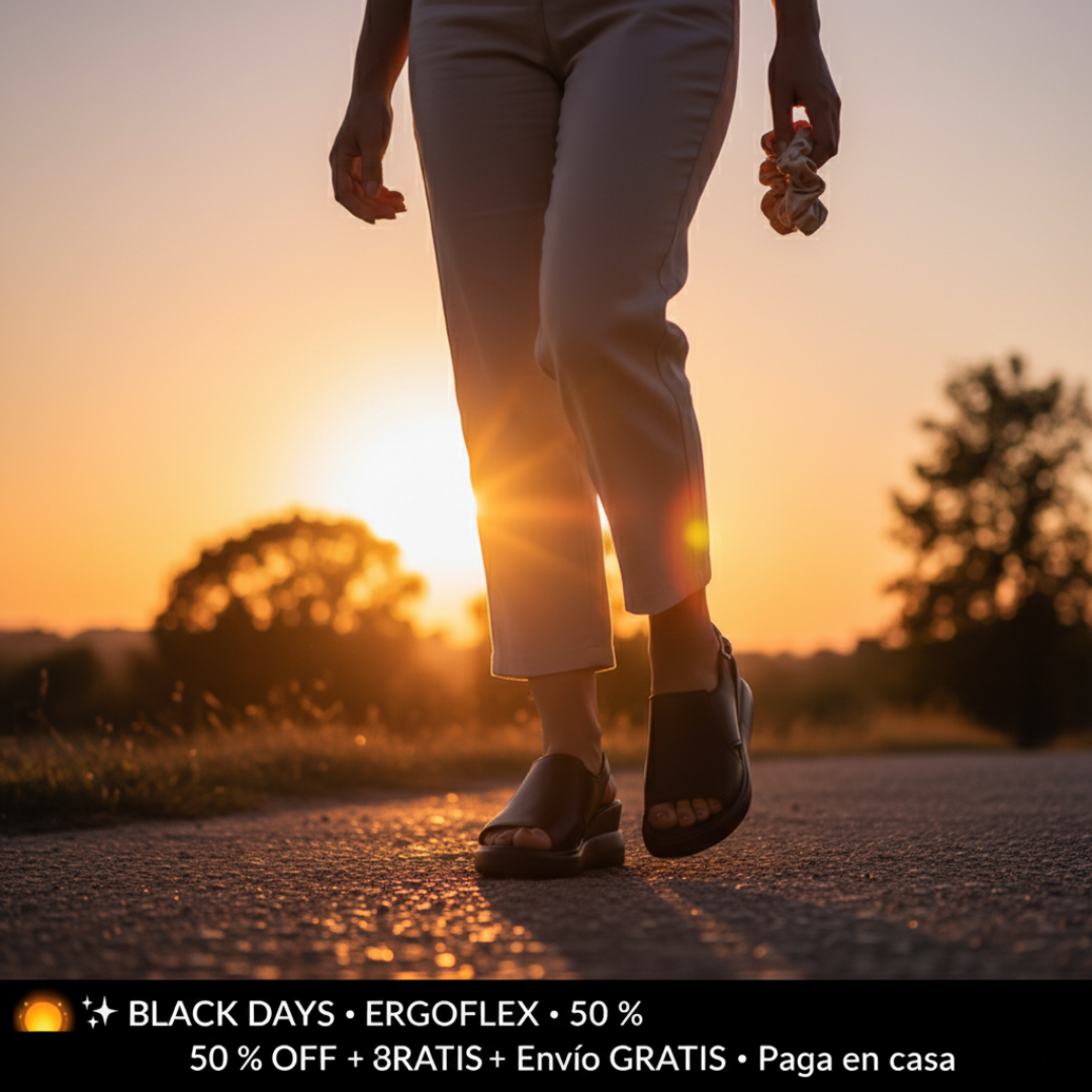 SANDALIAS ORTOPÉDICAS ERGOFLEX - BLACK DAYS (CON OBSEQUIO)