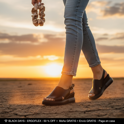 SANDALIAS ORTOPÉDICAS ERGOFLEX - BLACK DAYS (CON OBSEQUIO)