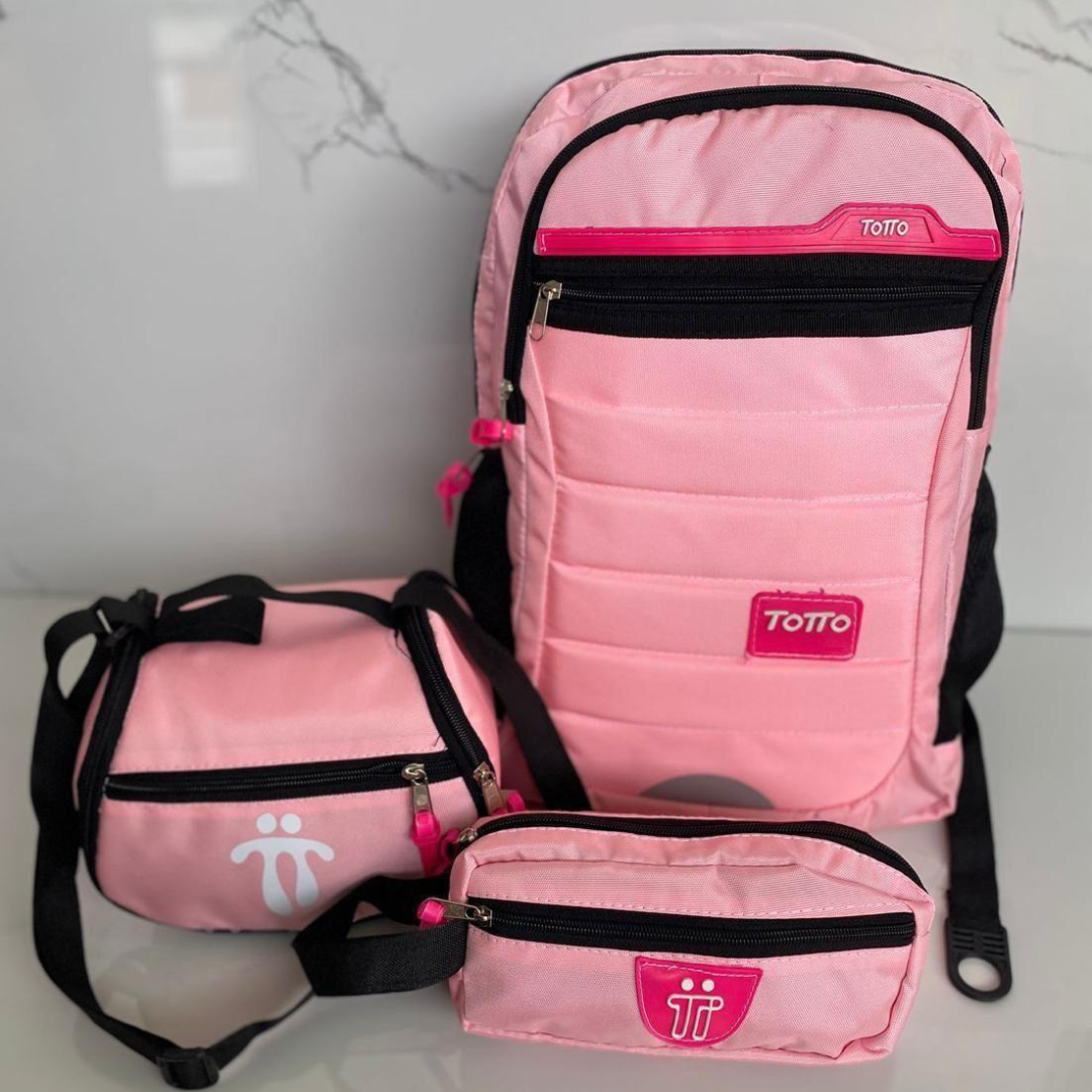 COMBO 3X1 EN LIQUIDACIÓN! MORRAL, CARTUCHERA Y LONCHERA
