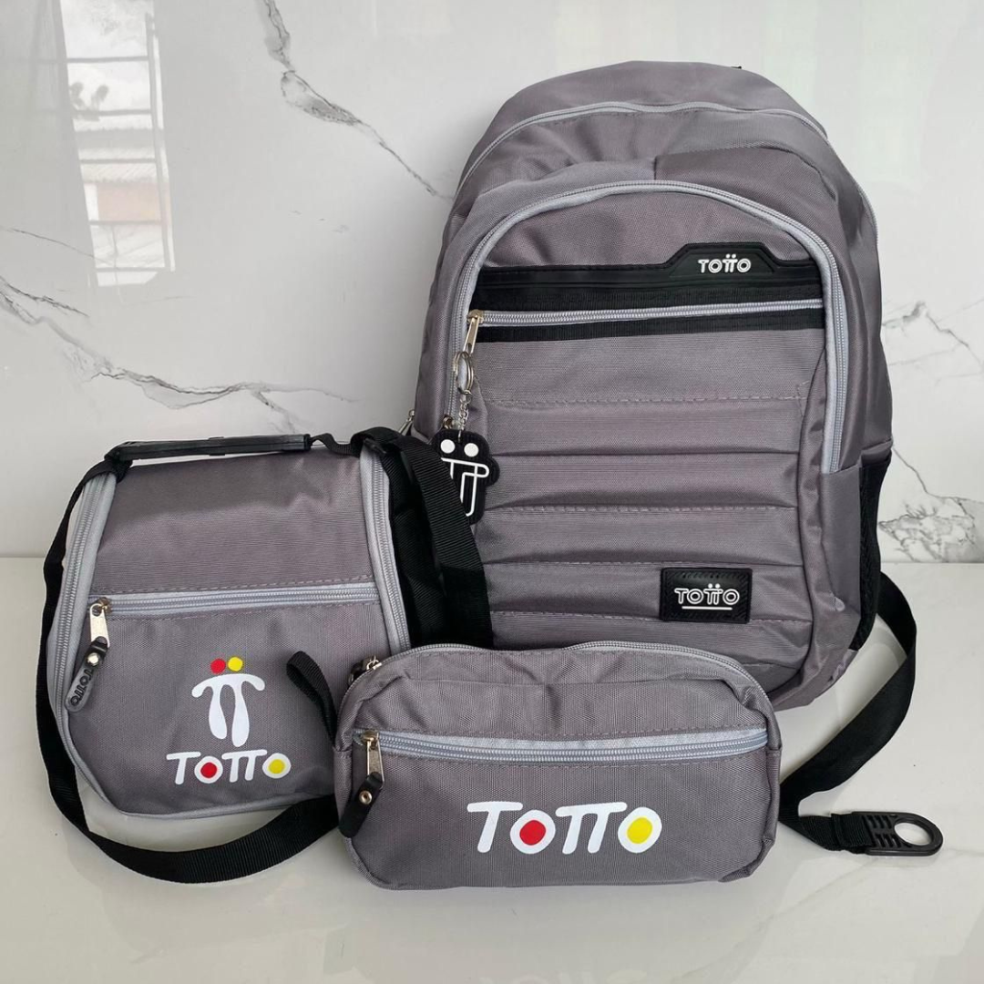 COMBO 3X1 EN LIQUIDACIÓN! MORRAL, CARTUCHERA Y LONCHERA