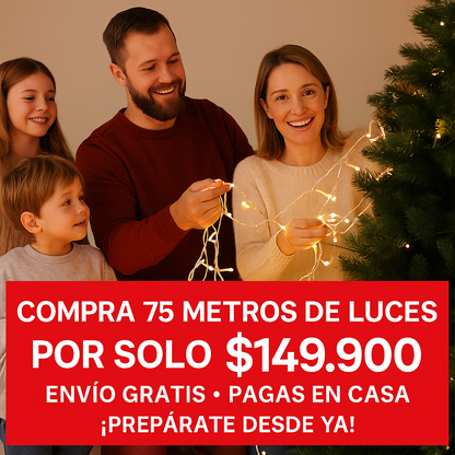 15 Metros de Magia con 200 Luces LED – Oferta Irresistible