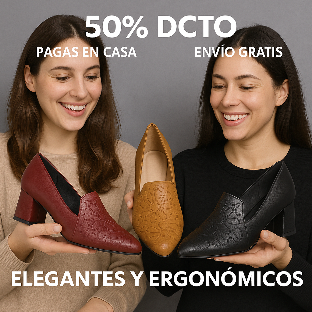 ZAPATOS SERENE COMFORT - ORTOPÉDICOS - BLACK DAYS