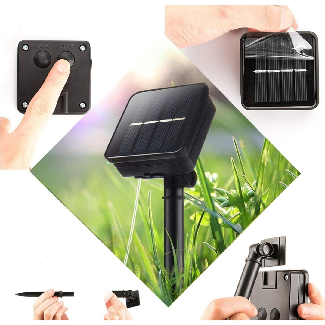 Manguera Solar  Luces De Navidad 20m (PAGAS 2 LLEVAS 3 ESTA SEMANA) + ENVÍO GRATIS - Go-Market.com.co