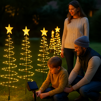 Árbol de Navidad exteriores (con panel solar) - Go-Market.com.co