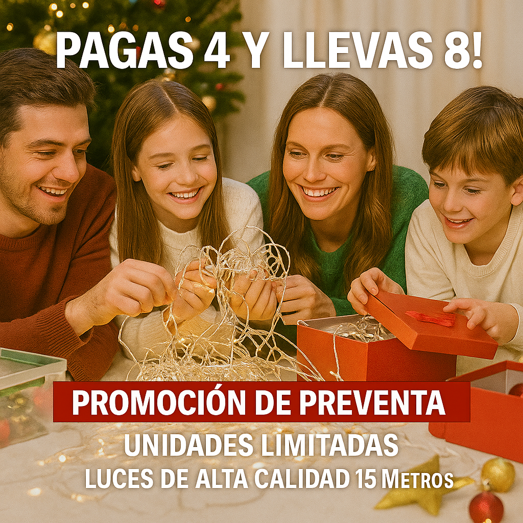 15 Metros de Magia con 200 Luces LED – Oferta Irresistible