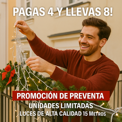 15 Metros de Magia con 200 Luces LED – Oferta Irresistible