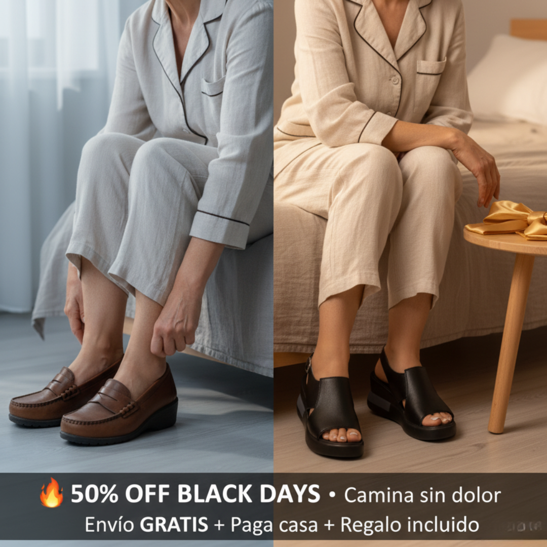 SANDALIAS ORTOPÉDICAS ERGOFLEX - BLACK DAYS (CON OBSEQUIO)